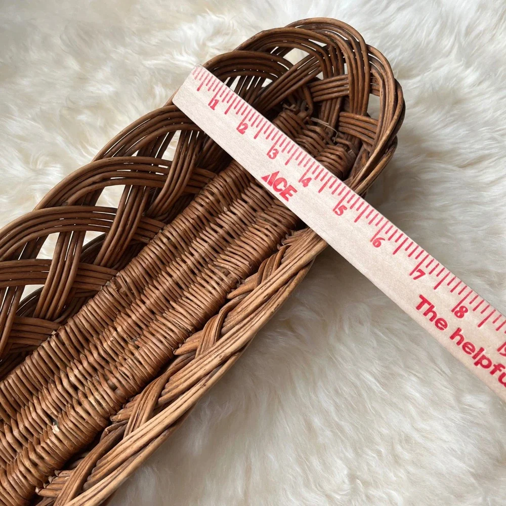 Vintage Wicker‎ Baguette Bread Basket